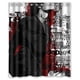 thumbnail image 1 of Cortina de ducha Death Note, juego de cortina de baño con ganchos, tamaño 66 x 72 pulgadas, 1 of 3