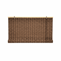 Cortina Roller Bambu Persiana Enrollable 90 X 200 Cafe Oscuro Guiza