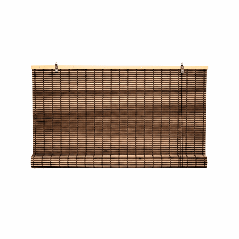 Cortina Roller Bambu Persiana Enrollable 90 X 200 Cafe Oscuro Guiza