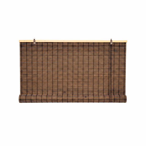 Cortina Roller Bambu Persiana Enrollable 150 X 200 Cafe Oscuro Guiza