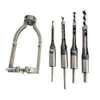 Ioensy - Adaptador De Broca Para Agujeros Cuadrados, Soporte De Fijación Profesional Para Máquinas Perforadoras