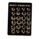 thumbnail image 4 of Forma De C Anillos En La Nariz Piercing En La Nariz Joyería Septum Hanger Clip Gold, 4 of 5