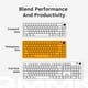 thumbnail image 2 of Glorious Gaming - GMMK 3 PRO HE: Teclado de disparo rápido, efecto Hall, ANSI 75% Tenkeyless (negro), 2 of 3