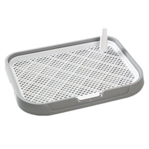 Ioensy - Inodoro Para Perros, Bandeja Reutilizable Para Orinal Para Perros, Inodoro Para Otras Mascotas, Cachorros, Animales Pequeños, Gris