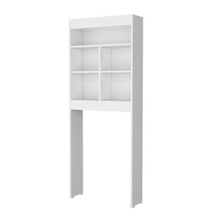 Fmfurniture - Estante Wc 5 Repisas Fm-014B - Blanco