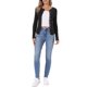 thumbnail image 2 of INSPIRE CHIC Cárdigan Suéter para Mujer de Manga Larga con Botones Casual Corto de Punto Acanalado M Negro, 2 of 6