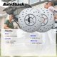 thumbnail image 2 of Rotor de freno AutoShack 299 mm plateado de 5 pernos, 2 of 7