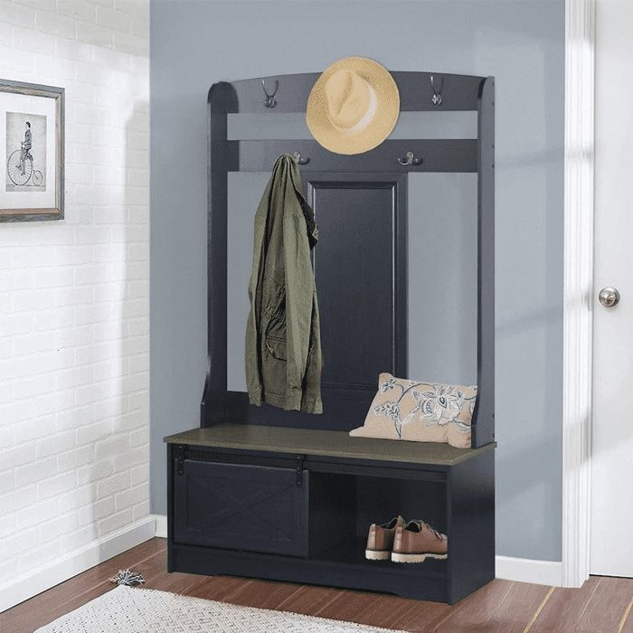 Msa Muebles Santa Ana - Aparador Perchero Antique Black