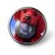 thumbnail image 1 of Clifford, el gran perro rojo-Theme Round Button Badge: Premium Metal Construction, Ideal for High-End Events 2.8 cm, 1 of 6