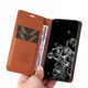thumbnail image 5 of Funda Billetera de Cuero para Samsung Galaxy S20 Ultra con Tarjetero y Soporte - Tapa Magnética Marrón, 5 of 6