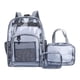 thumbnail image 1 of Women's Backpack Transparent PVC Bag Clear Backpacks for teenagers Students Men Transparent School Bag Backpack Stadium Approved, 1 of 3