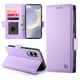 thumbnail image 4 of Funda Cartera Magnética con Tarjetas y Soporte para Samsung Galaxy S25 Edge Morado, 4 of 5