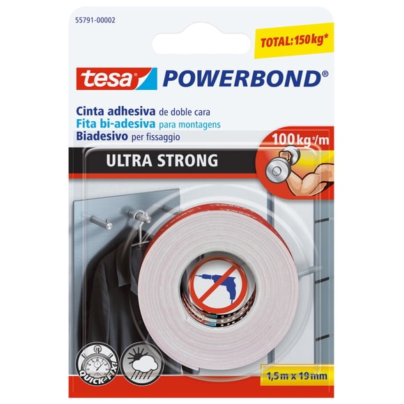 Cinta doble contacto Powerbond ultra strong 15 x 19