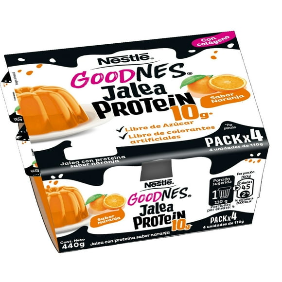 Jalea Goodnes Protein 10Gr Naranja, 110 g