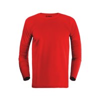 Snix - Polera Deportiva Infantil Dry Fit Manga Larga Roja Talla 6
