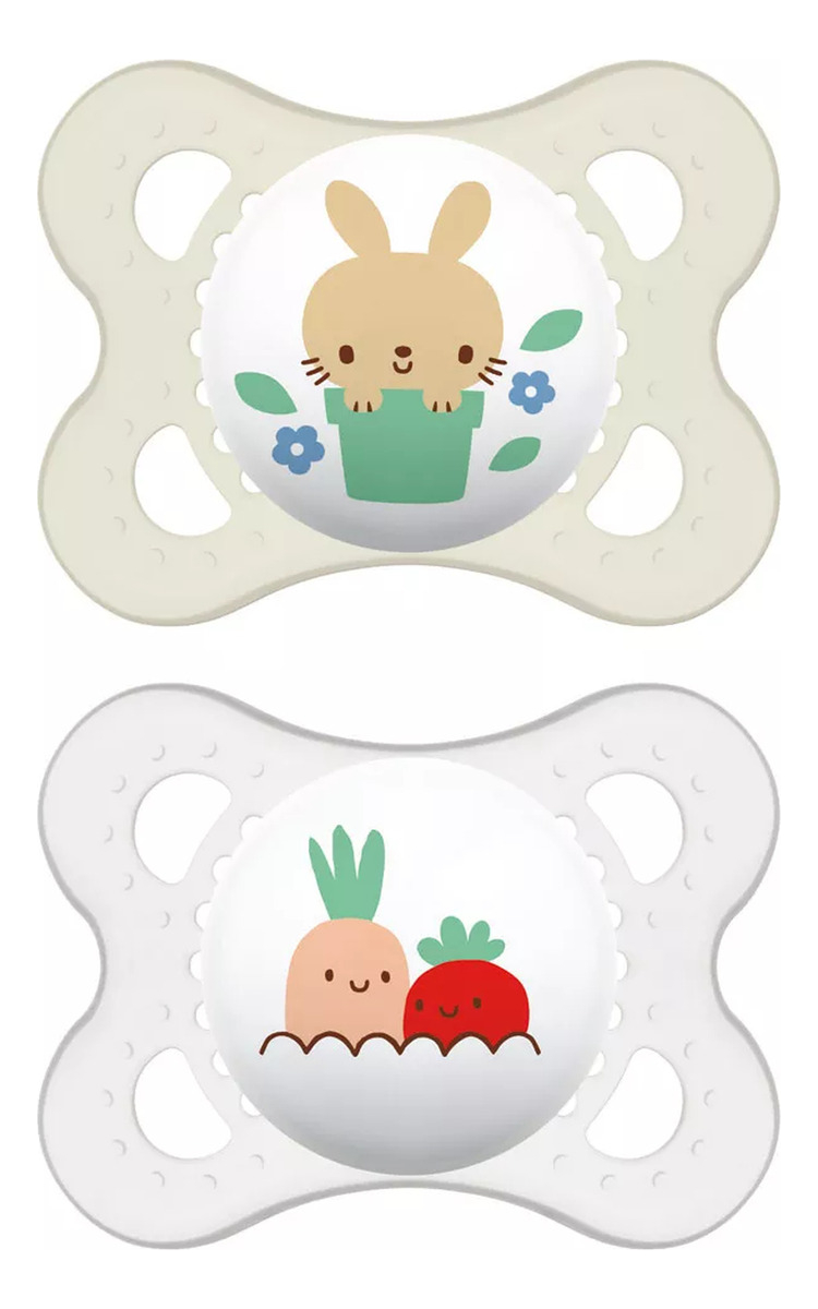 Mam - 2 Chupetes Silicona Original 2 A 6 Mezcl