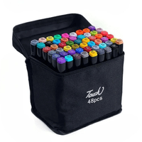 Linea Sport - Marcadores Doble Punta 48 Plumones De Colores Lapices