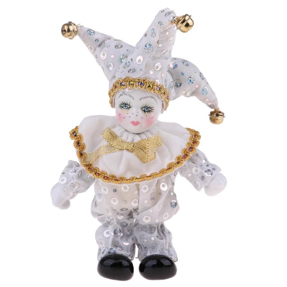 Muñeca Maxyoung de 23 cm de porcelana – Coleccionable de payaso