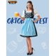 thumbnail image 2 of Vestido Oktoberfest de Spooktacular Creations con bordado L, 2 of 8