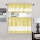 thumbnail image 1 of Juego de cortinas para ventana ACHIM Tier and Valance Live Love Laugh, 1 of 6