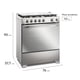 thumbnail image 2 of Cocina a Gas 5 Platos VaporBake, Triple Llama y Grill FE5SXC Inox, 2 of 12