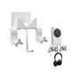 thumbnail image 1 of 4 en 1 XBOX Series S Wall Mount Bracket Stand Bundle Set, So, 1 of 2