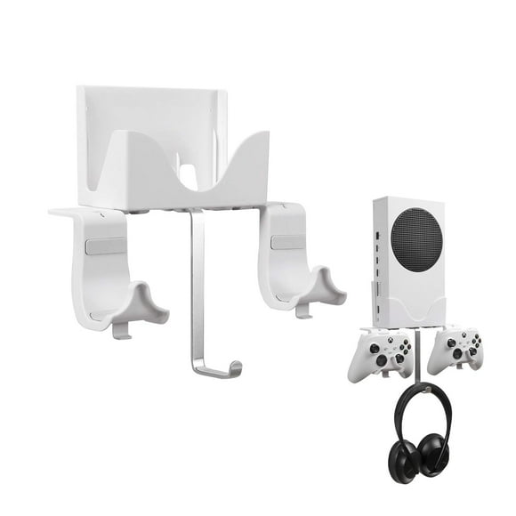 4 en 1 XBOX Series S Wall Mount Bracket Stand Bundle Set, So