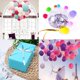 thumbnail image 2 of Cinta rizada azul brillante de 500 yardas, rollo de hilo metálico para globos, cinta para envolver regalos, para fiestas, festivales, manualidades, decoración de flores de floristería., 2 of 7