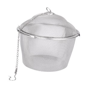 Magideal - Infusor De Té Reutilizable, Herramienta De Cocina Con Cadena, Infusor De Cocina Más Empinado, Colador De Té De Malla Para De Especias De 45 Cm
