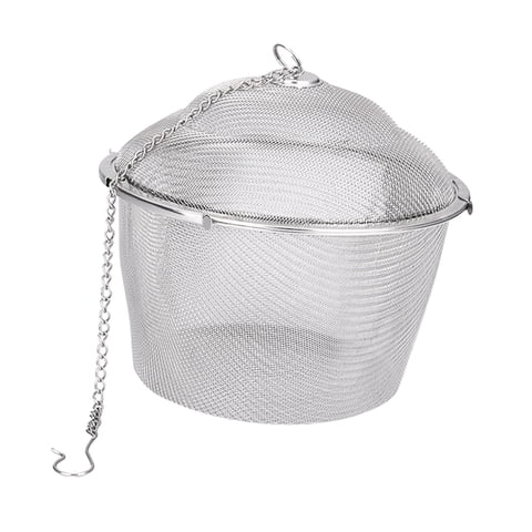 Magideal - Infusor De Té Reutilizable, Herramienta De Cocina Con Cadena, Infusor De Cocina Más Empinado, Colador De Té De Malla Para De Especias De 45 Cm