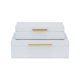 thumbnail image 4 of Cajas de almacenamiento Cheungs Lusan de piel de serpiente blanca, diseño hecho a mano, 4 of 9