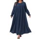 thumbnail image 1 of Agnes Orinda Disfraces de Halloween Vestidos de Talla Grande para Mujeres Vestido de Colegio de Imitación de Ante, 1 of 6