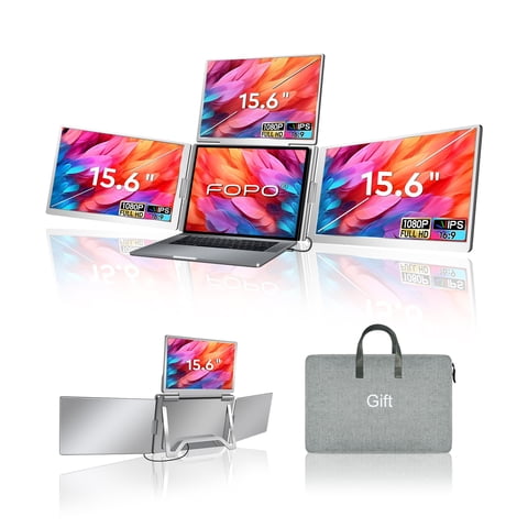 Extensor De Pantalla Para Laptop Fopo S888 De 15,6"" Fhd Ips