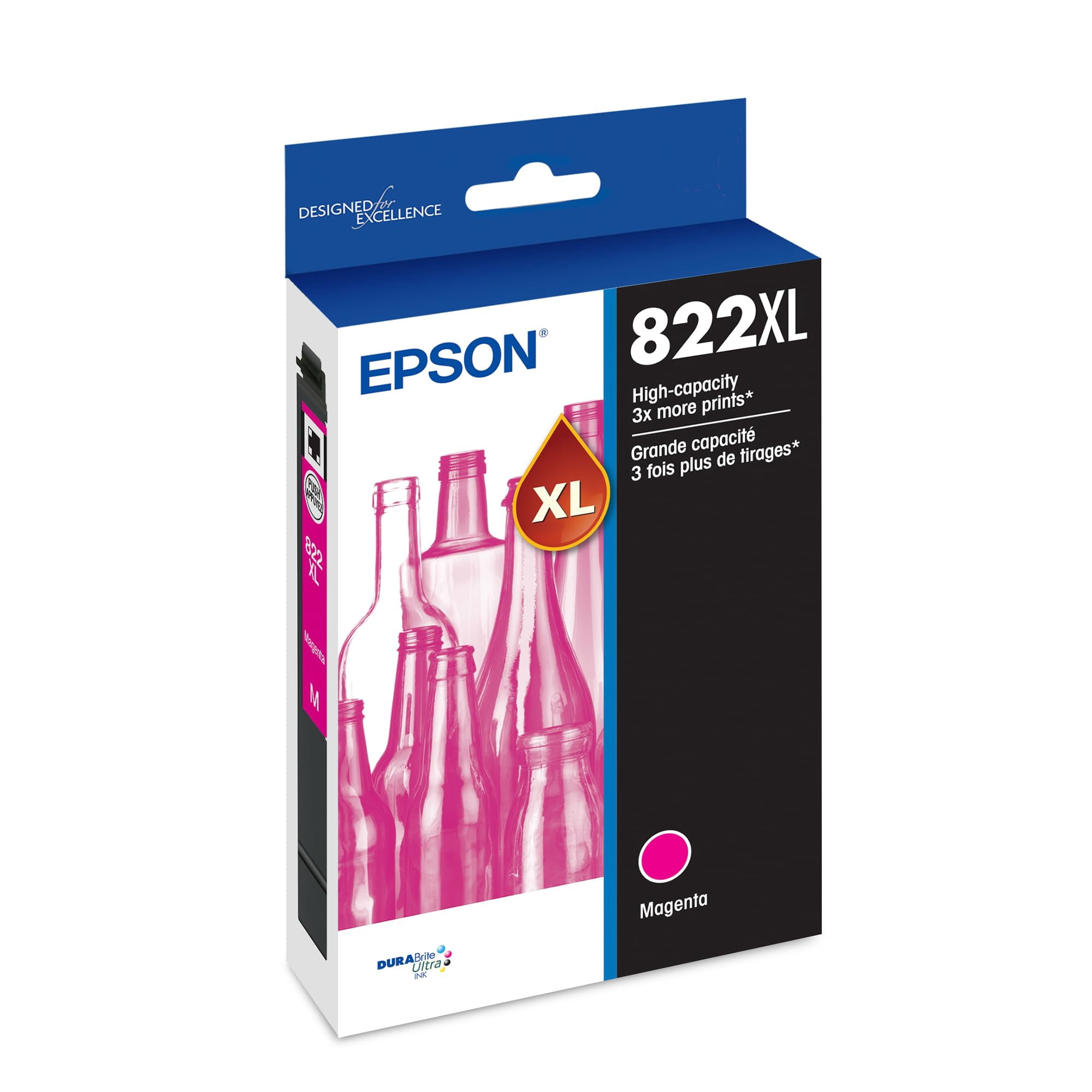 Cartucho De Tinta Epson 822 Durabrite Ultra High Capacity Magenta