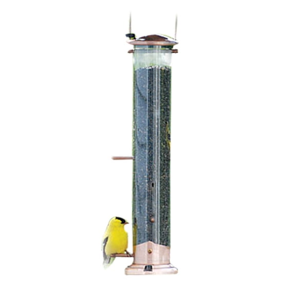 Comedero para pinzones Woodlink de cobre con 6 puertos, capacidad de 600 ml