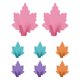 thumbnail image 1 of Uxcell 8Pcs Ganchos Decorativos de Pared con Forma de Hoja, Gancho de Toalla de Metal Autoadhesivo de Alta Resistencia para Baño, Cocina, Hogar y Oficina para Colgar Llaves, Abrigos, Multicolor, 1 of 7