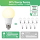 thumbnail image 3 of Bombillas LED DEGNJU, 8,5 W, 800 lm, 2700 K, A19 E26, paquete de 24, 3 of 9