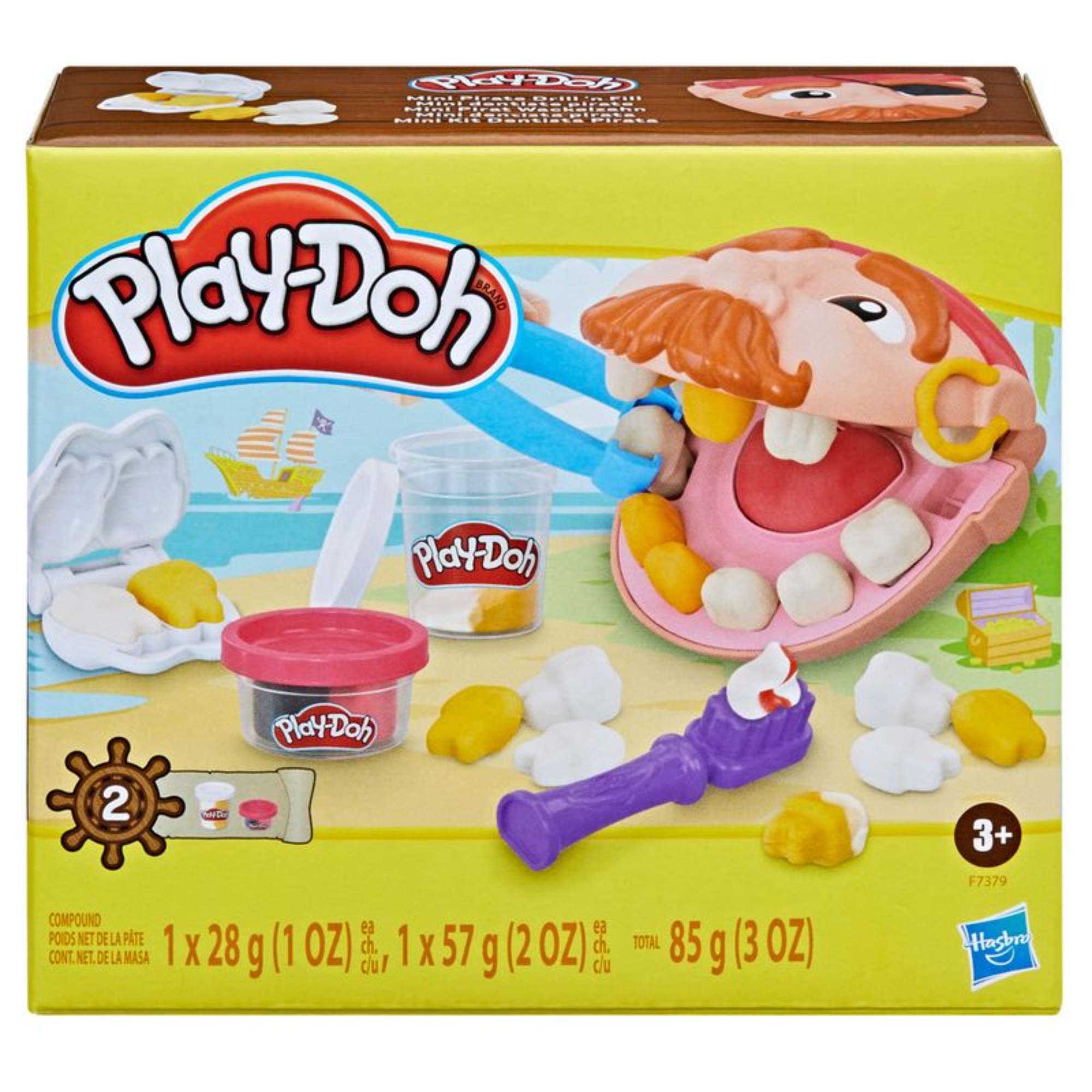 Masas Y Plastilinas Play-Doh Mini Dentista Bromista Pirata