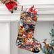 thumbnail image 2 of Bakugan Tema: Calcetines de Navidad, fino lino blanco para colgar en escaleras y chimenea, decoración navideña para el hogar, regalo de Navidad. 45cm × 32cm, 2 of 5