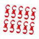 thumbnail image 5 of 10 Abrazaderas Para Cables De Bicicleta, Color Rojo, Para Bicicletas De Montaña Y De Carretera., 5 of 5