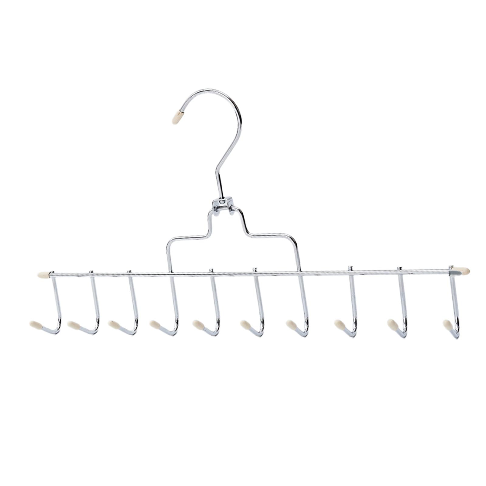 Bothyi - Organizador De Perchas Para Cinturón, 10 Ganchos, Organizadores De Bufandas Para Accesorios, Bufandas, Corbatas, Color Beige