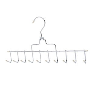 Bothyi - Organizador De Perchas Para Cinturón, 10 Ganchos, Organizadores De Bufandas Para Accesorios, Bufandas, Corbatas, Color Beige