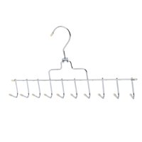 Bothyi - Organizador De Perchas Para Cinturón, 10 Ganchos, Organizadores De Bufandas Para Accesorios, Bufandas, Corbatas, Color Beige