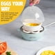 thumbnail image 3 of Hervidor de huevos Tasty Mini Rapid con capacidad para 5 huevos, apagado automático, color aguamarina, 3 of 7
