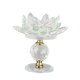 thumbnail image 4 of Candelero De Candelabro De Candelita De Loto De Vidrio Para Decoración De Fiesta En Casa Verde, 4 of 5