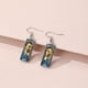 thumbnail image 1 of Vintage Van Gogh Painting Glass Drop Dangle Earrings Artist Delicate Decor For Women Girls 1Pair, 1 of 5