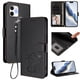 thumbnail image 2 of iPhone 12/12 Pro Funda Billetera con Estampado de Gato, Negro, 2 of 6