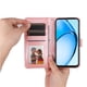 thumbnail image 2 of Funda tipo cartera FOXDOCK para OPPO A60 4G , diseño girasol en relieve, cuero PU, cierre magnético, soporte y tarjetero, 2 of 5