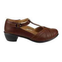 Zapato New Walk Correas Confort Café