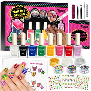 Set De Esmaltes De Uñas Tomons Non Toxic Para Niños De 7 A 12 Años